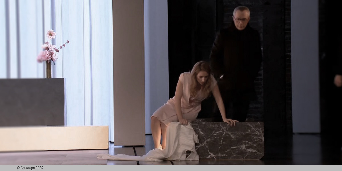 Scene 5 from the opera "Hamlet"