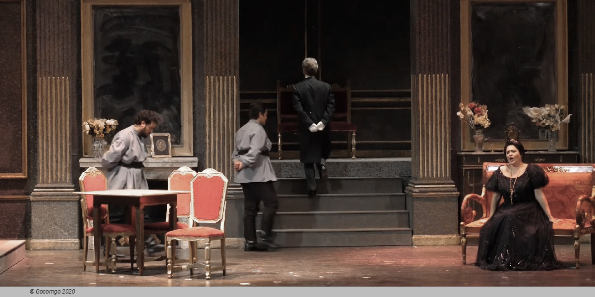 Scene 3 from the opera "Fedora"