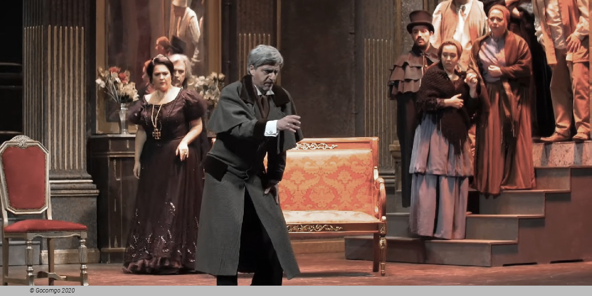 Scene 4 from the opera "Fedora"