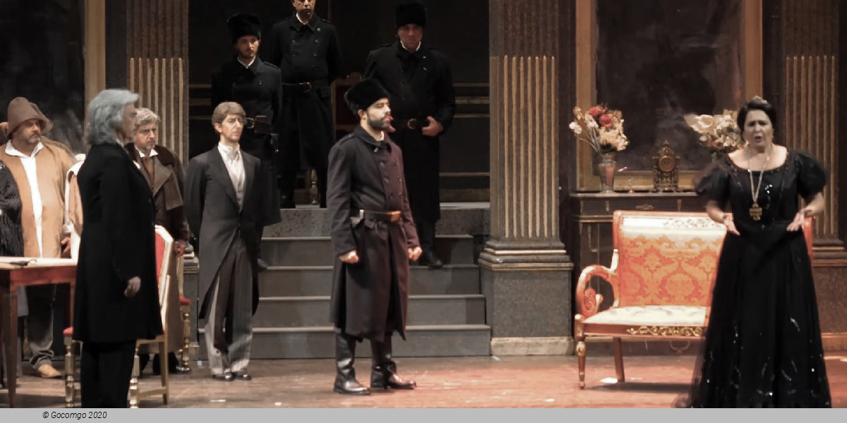 Scene 5 from the opera "Fedora"