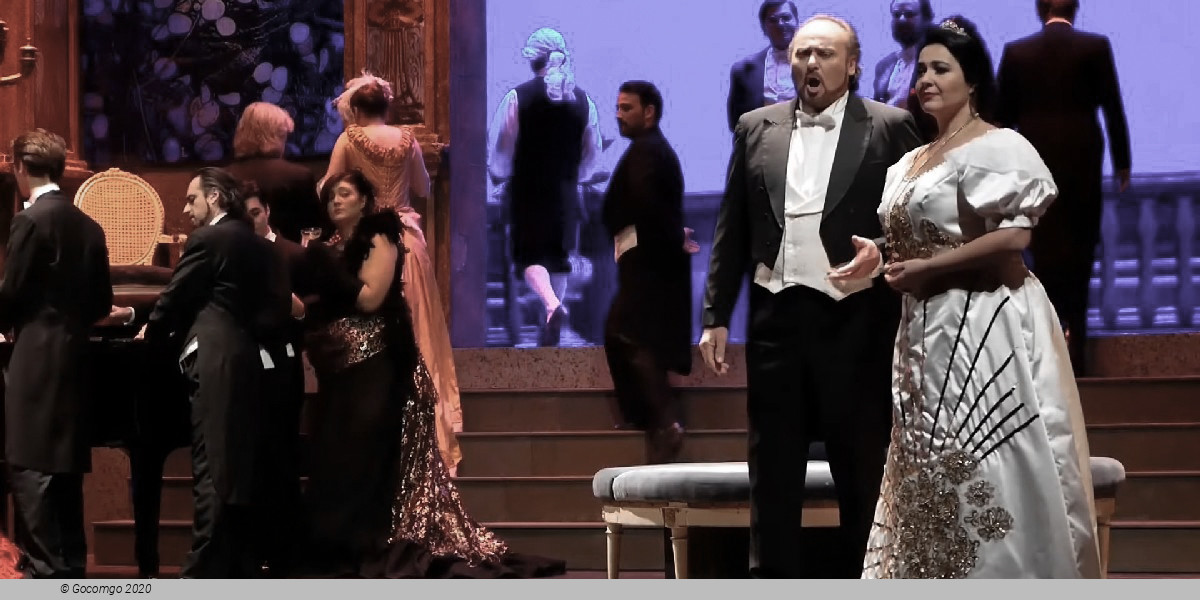Scene 6 from the opera "Fedora"