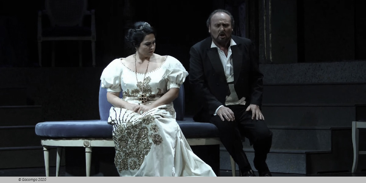 Scene 8 from the opera "Fedora"