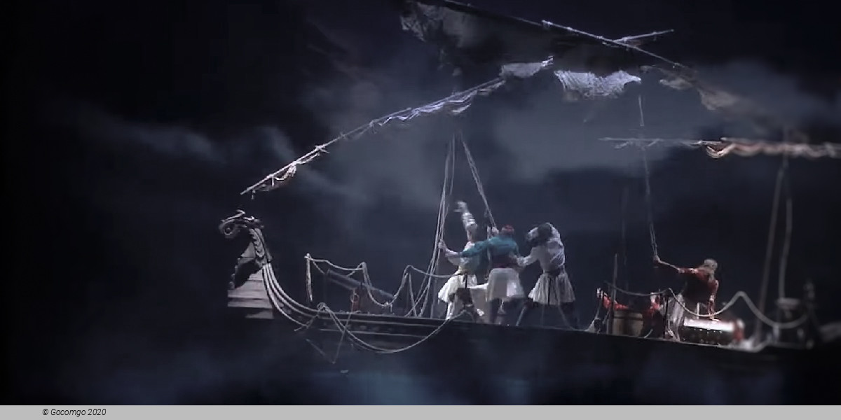 Scene 7 from the ballet "Le Corsaire"