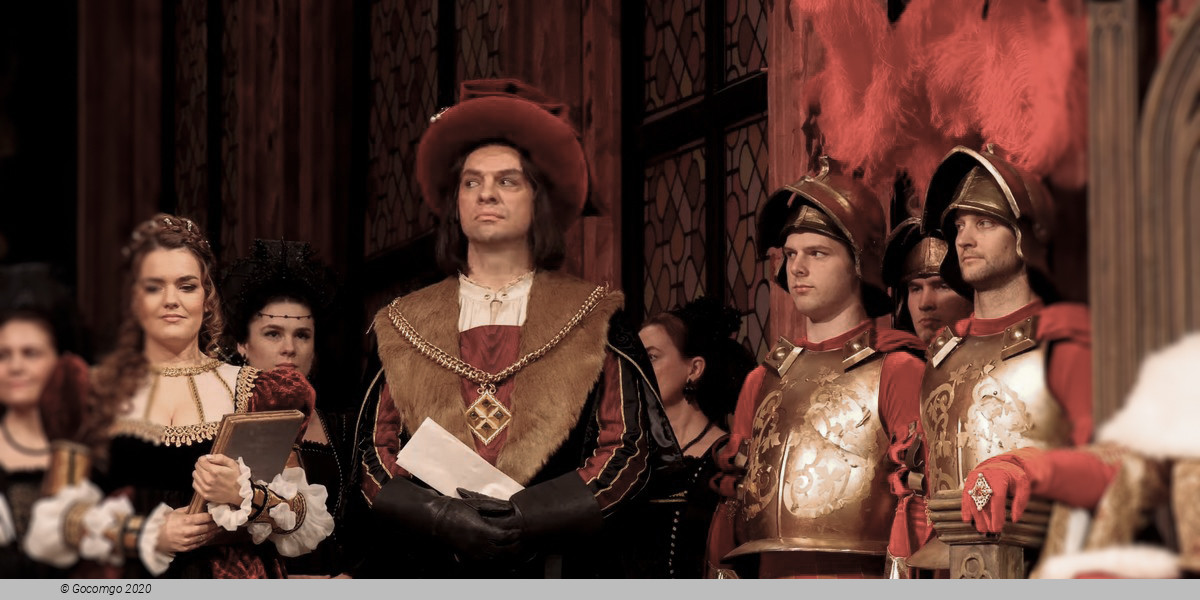 Scene 2 from the opera "Hunyadi László"