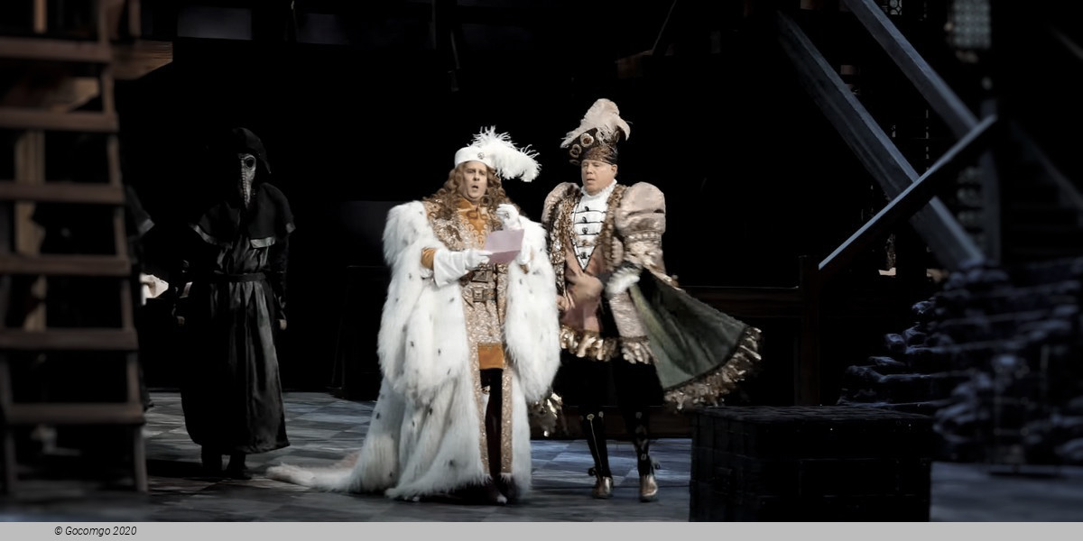 Scene 5 from the opera "Hunyadi László"